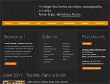 Tablet Screenshot of fabrice-morin.com